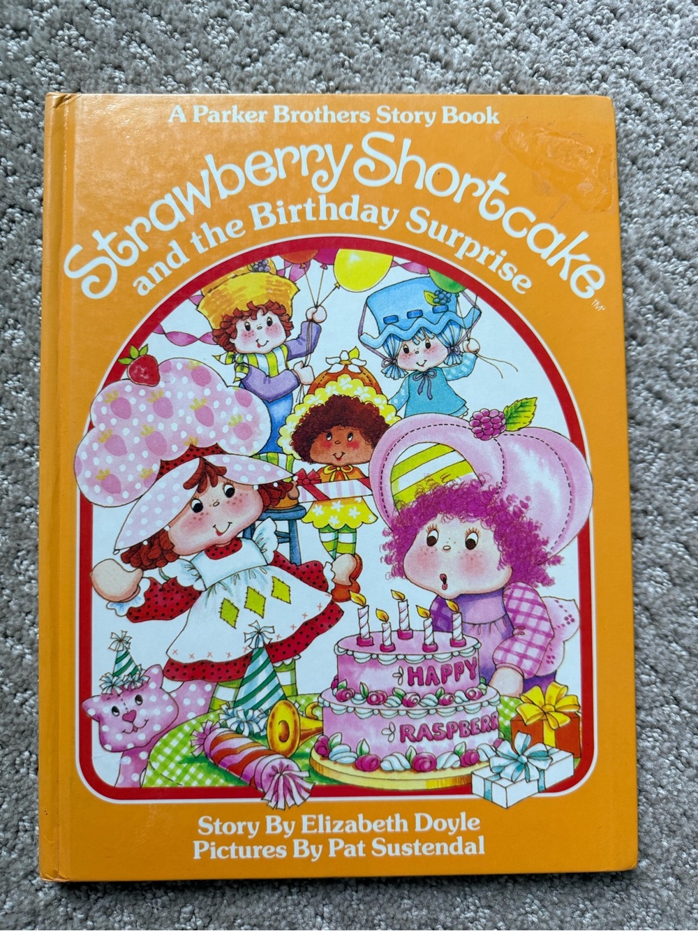 Vintage 1983 Strawberry Shortcake and the Birthday Surprise Hardcover